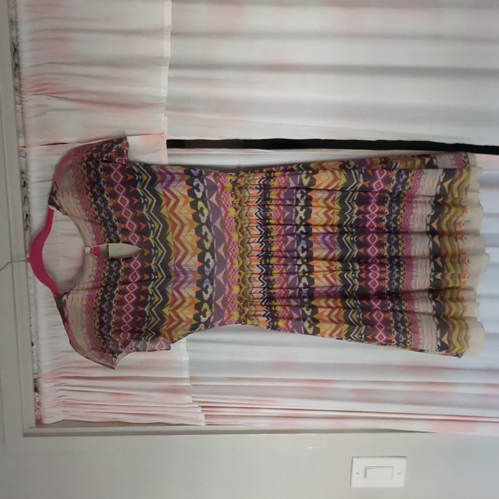 Anthropologie Weston Wear Caraz Flared Dress Euc Size Small View 2